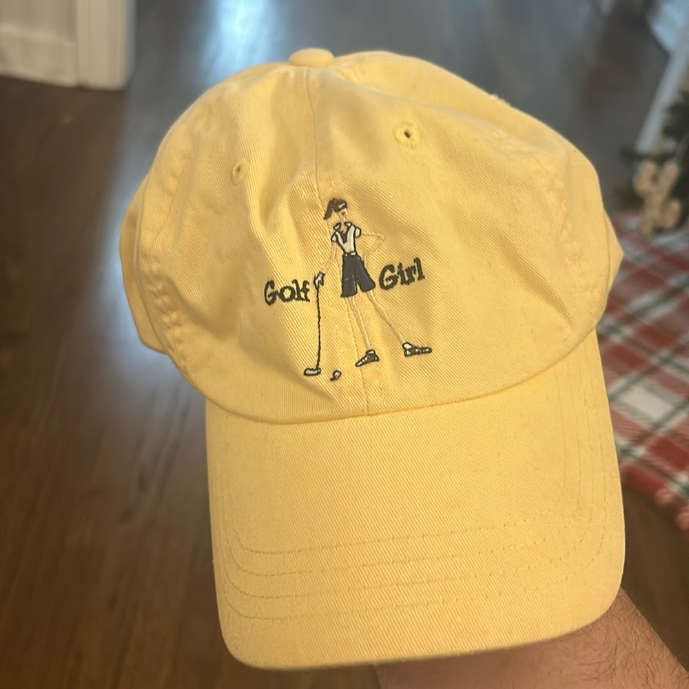 Yellow Golf Girl Hat